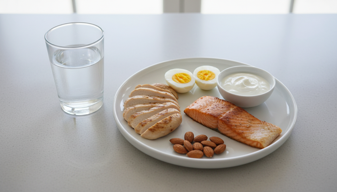Proteinbedarf für Männer beim Muskelaufbau: 1,6–2,2 g/kg/Tag