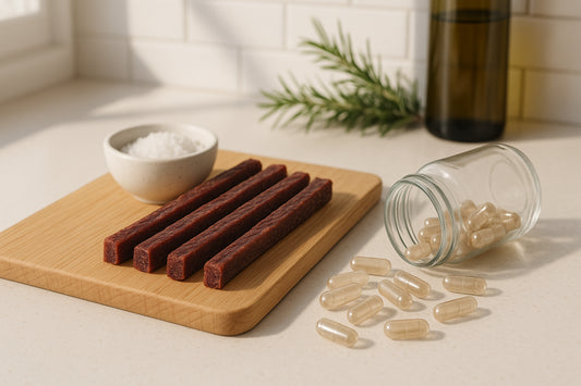 Keto Snack Rinderherz Sticks oder Kapseln: Was passt?